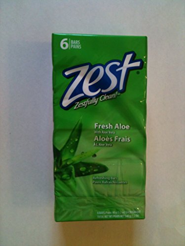 Zest Soap 6 Bar Aqua; 19.2 Ounces; 8 Per Case - High Mart Wholesale