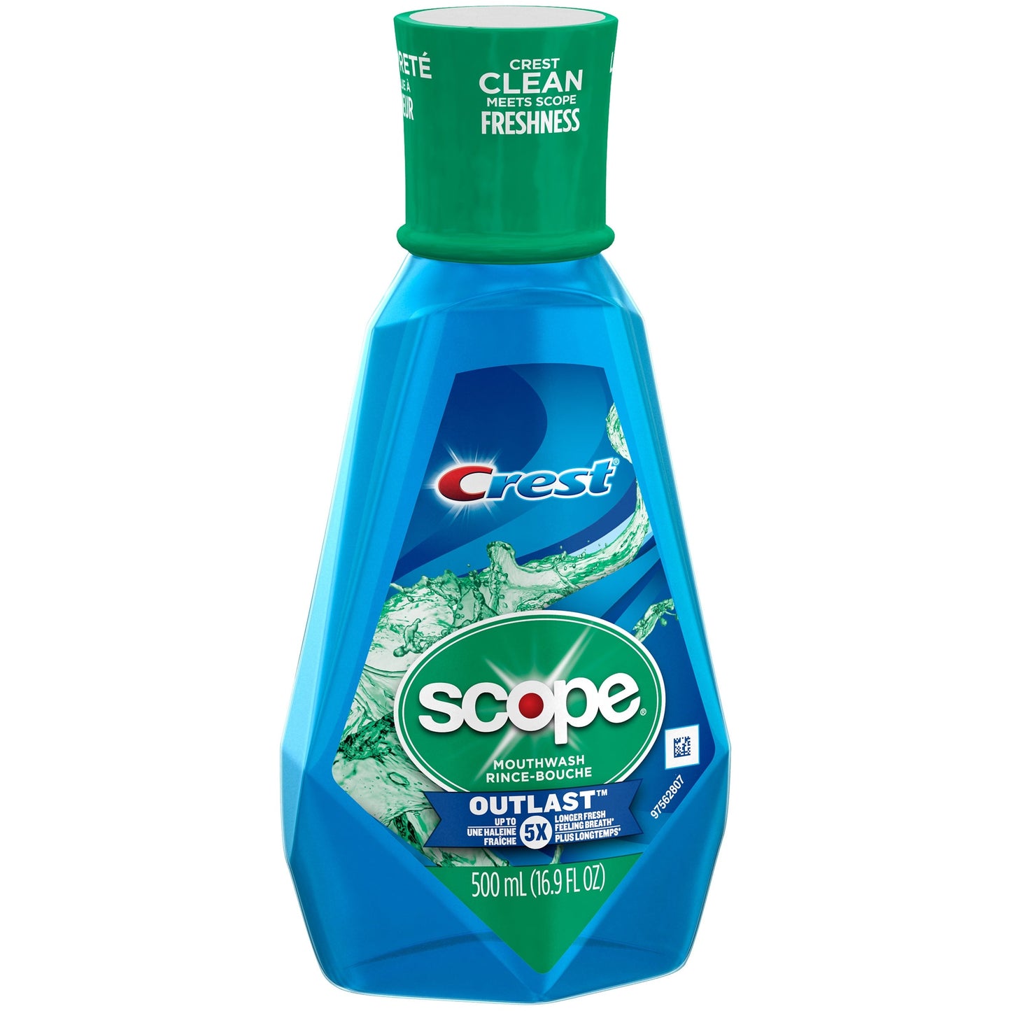 Scope Outlast Mouthwash Ready To Use 500 Milliliter; 16.9 Fluid Ounces; 4 Per Case