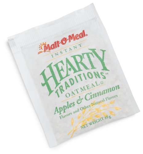 Malt O Meal Hearty Traditons Instand Apple & Cinnamon Oatmeal; 1.23 Ounces; 200 Per Case - High Mart Wholesale
