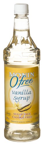 Monin Vanilla Sugar Free Syrup; Kosher; 1 Liter; 4 Per Case - High Mart Wholesale