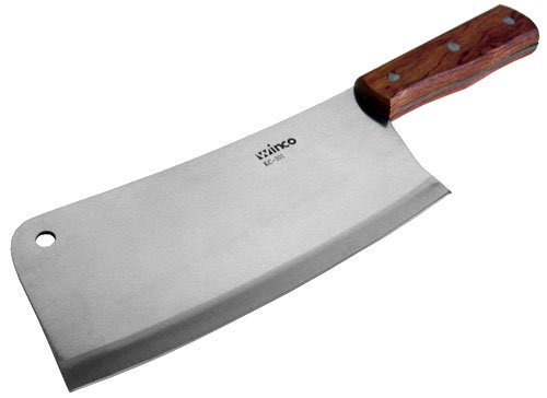 Winco Cleaver Heavy Duty With Wood Handle; 1 Each - High Mart Wholesale