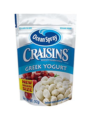 Ocean Spray Craisins Greek Yogurt Covered; 5 Ounce; 12 Per Case
