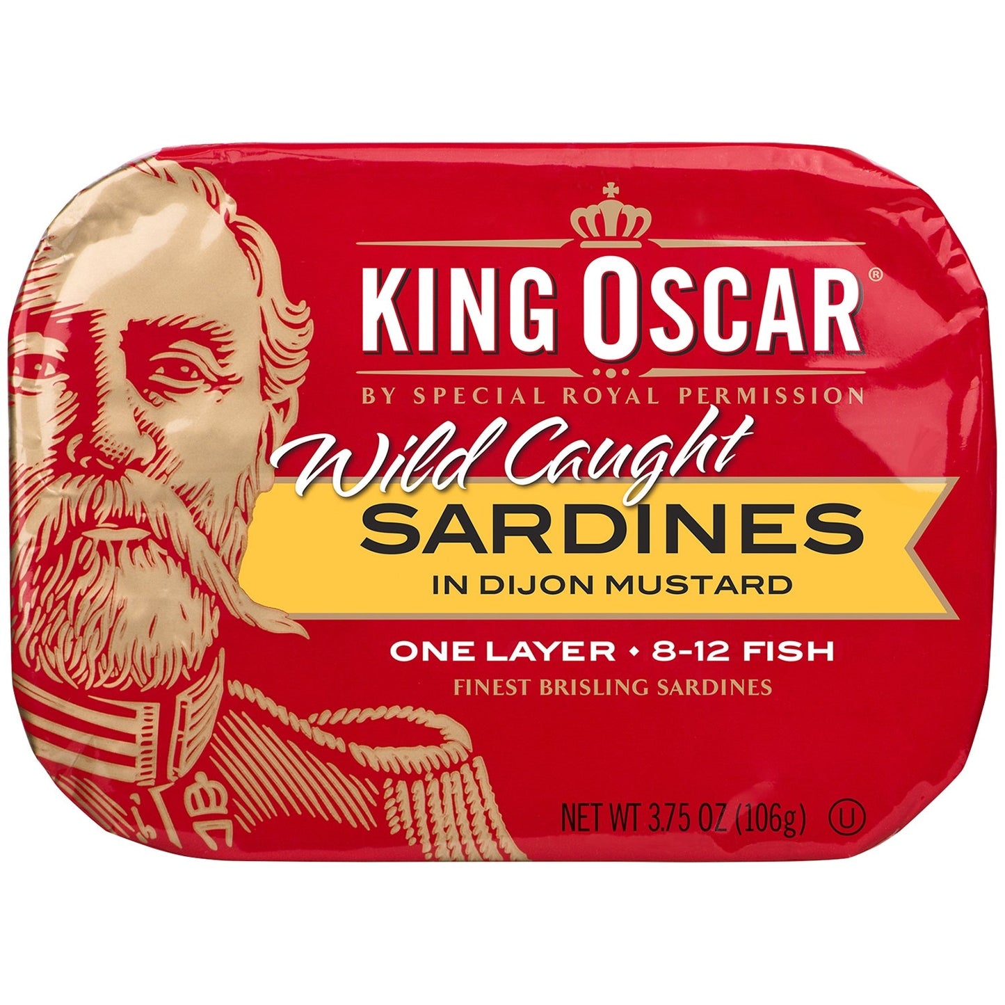 King Oscar Sardines 1 Loaf Dijon Mustard; 3.75 Ounces; 12 Per Case