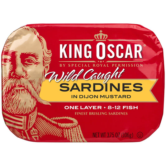 King Oscar Sardines 1 Loaf Dijon Mustard; 3.75 Ounces; 12 Per Case