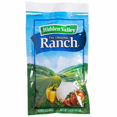 Hidden Valley Original Ranch Dressing Single Serve; 1.5 Ounce; 84 Per Case