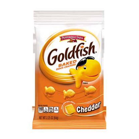 Pepperidge Farms Goldfish Cheddar Crackers; 2.25 Ounces; 72 Per Case