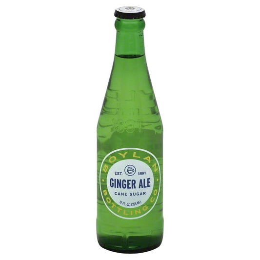 Boylan Bottling Ginger Ale Soda; 12 Fluid Ounces; 4 Per Box; 6 Per Case - High Mart Wholesale