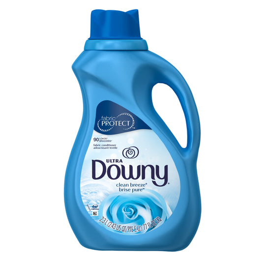 Downy Fabric Softener Liquid Clean Breeze; 77 Fluid Ounces; 6 Per Case