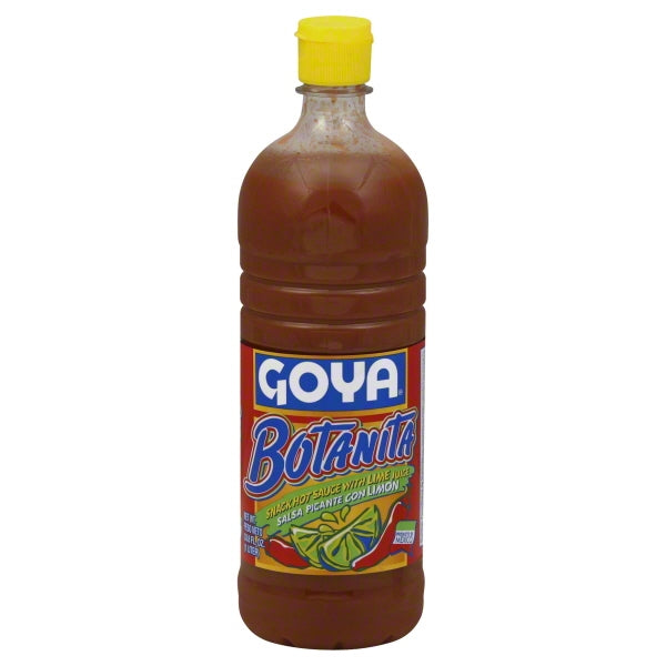 Goya Botanita Hot Sauce Lime; 33.8 Ounces; 12 Per Case