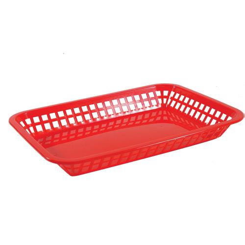 Tablecraft Large Grande Red Basket; 36 Each; 1 Per Case - High Mart Wholesale