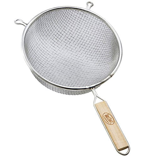 Tablecraft 6.25 Inch Diameter Strainer Double Medium Mesh; 1 Each - High Mart Wholesale