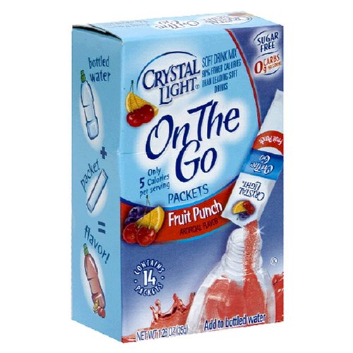 Crystal Light Crystal Light Beverage On The Go Fruit Punch; 0.09 Ounces; 10 Per Box; 12 Per Case - High Mart Wholesale