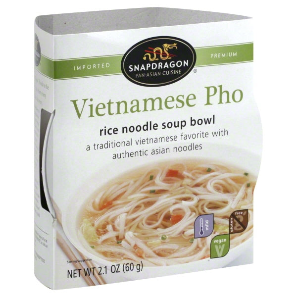 Snapdragon Vietnamese Pho Rice Noodle Soup Bowl; 2.1 Ounce; 6 Per Case - High Mart Wholesale