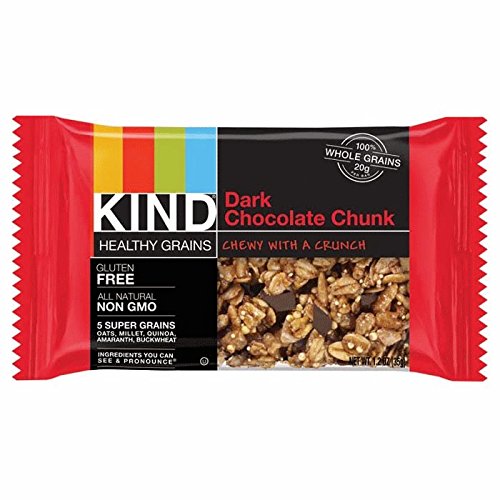 Kind Healthy Snacks Granola Bar Dark Chocolate Chunk Healthy Grains Bar 1.2 Ounce Bar - 12 Per Pack - 6 Packs Per Case; 1.2 Ounce; 12 Per Box; 6 Per Case - High Mart Wholesale