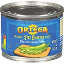 Ortega Diced Green Chiles; 26 Ounces; 12 Per Case