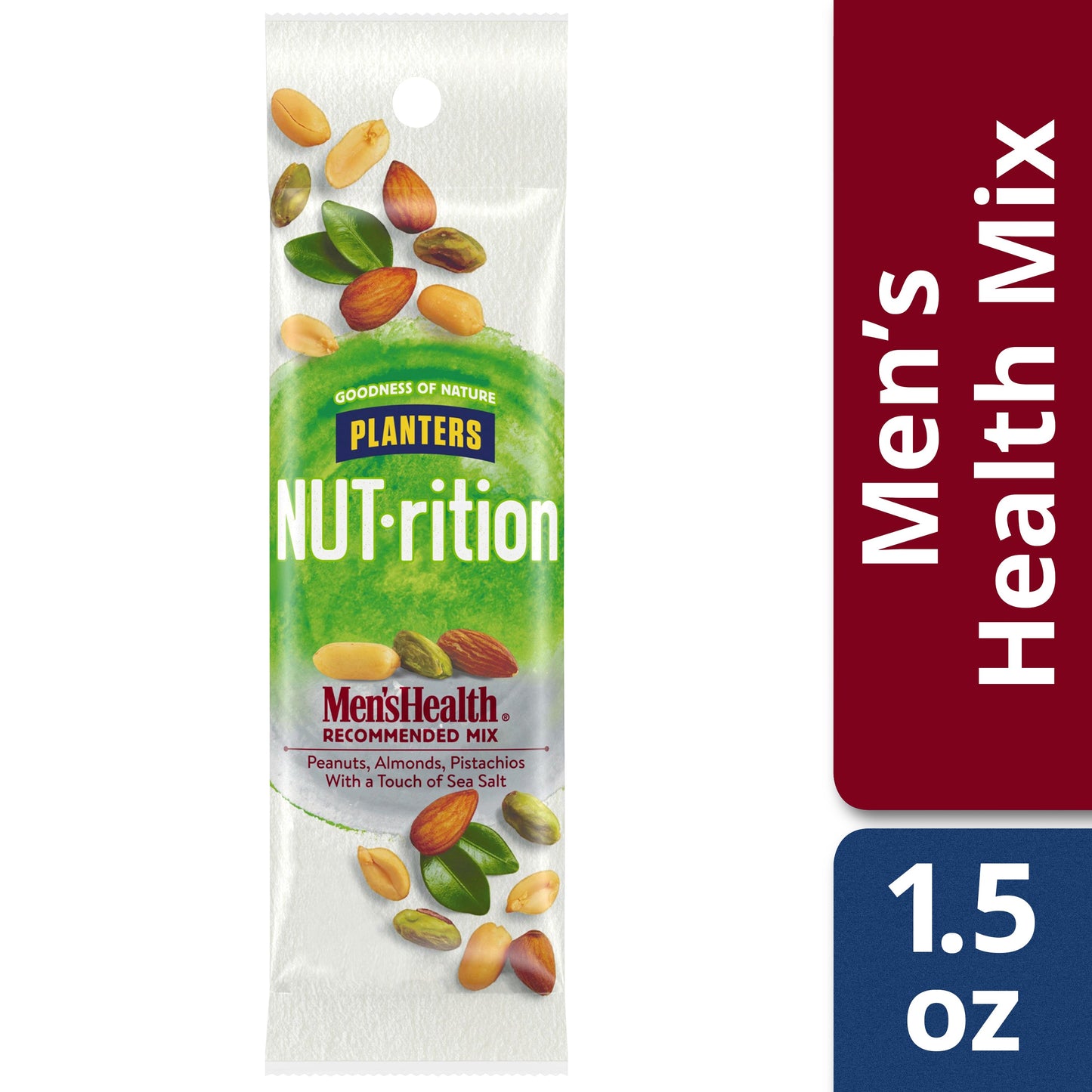 Planters Nut-Rition Peanut; Almond; And Pistachio Men's Health Mix; 1.5 Ounce; 18 Per Box; 3 Per Case