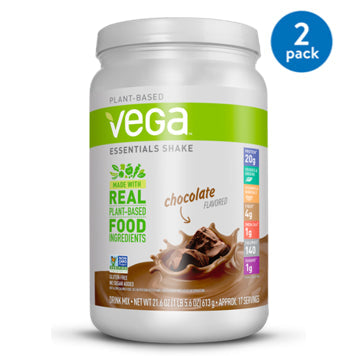 Vega Essentials Chocolate Tub; 21.6 Ounce; 12 Per Case - High Mart Wholesale