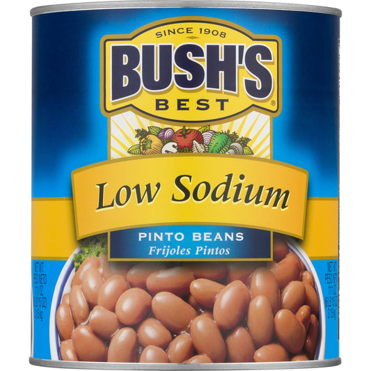 Bush's Best Low Sodium Pinto Beans; 111 Ounce; 6 Per Case