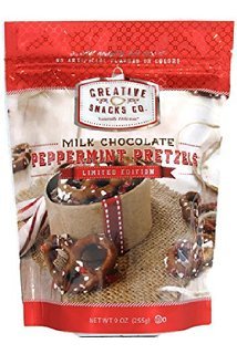Creative Snacks Co. Milk Chocolate Peppermint Pretzels; 0.44 Pound; 6 Per Case - High Mart Wholesale