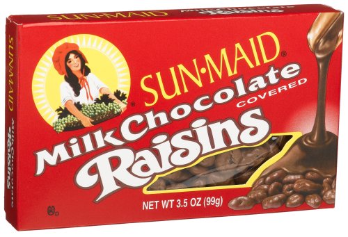 Sunmaid Sunmaid Milk Chocolate Covered Raisins; 3.5 Ounces; 12 Per Case