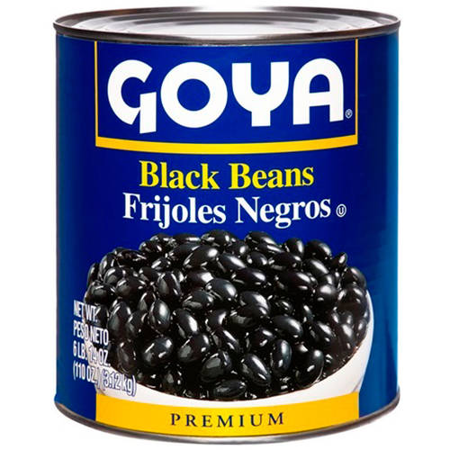 Goya Black Beans; 110 Ounces; 6 Per Case