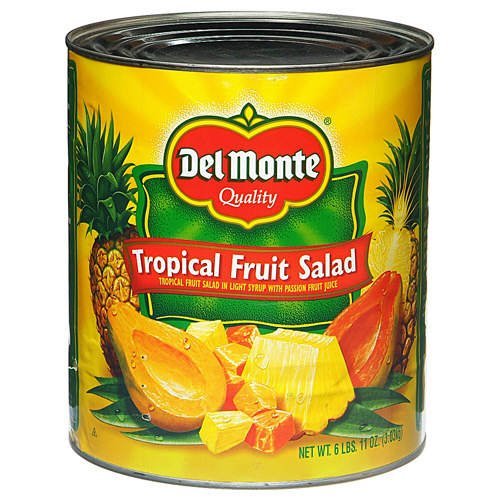 Del Monte Tropical Fruit Salad In Light Syrup; 107 Ounces; 6 Per Case