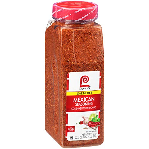 Lawry's Salt Free Mexican Seasoning; 20.75 Ounces; 6 Per Case