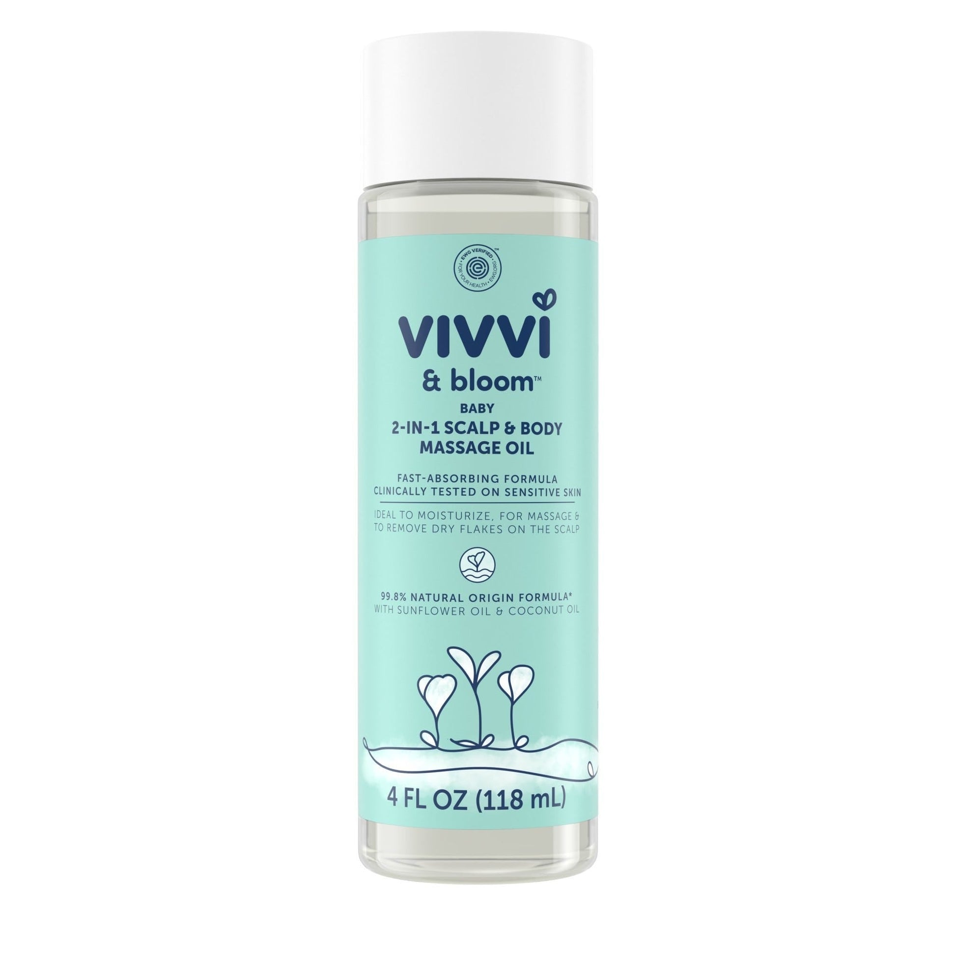 Vivvi & Bloom 2In1 Scalp & Body Oil; 4 Fluid Ounce; 3 Per Box; 4 Per Case - High Mart Wholesale