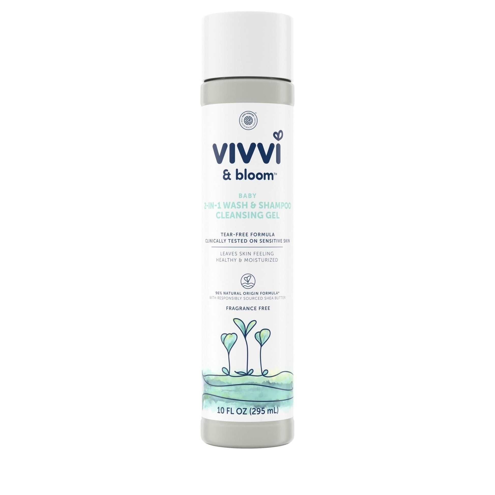 Vivvi & Bloom 2In1 W&S Cleansing Gel Fluffy; 10 Fluid Ounce; 3 Per Box; 4 Per Case - High Mart Wholesale