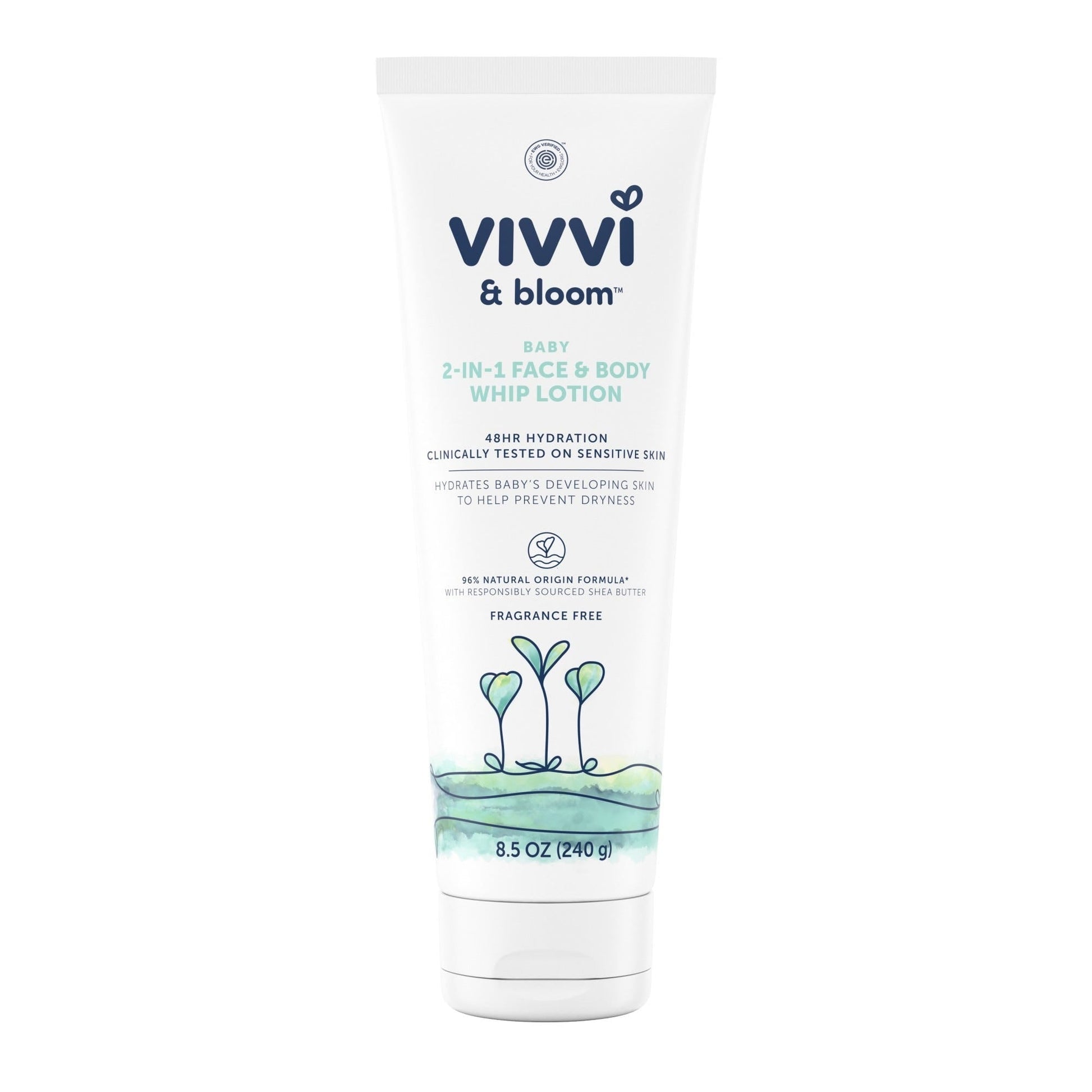 Vivvi & Bloom 2In1 Face & Body Lotion Fluffy; 8.5 Ounce; 3 Per Box; 4 Per Case - High Mart Wholesale