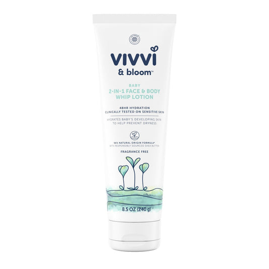 Vivvi & Bloom 2In1 Face & Body Lotion Fluffy; 8.5 Ounce; 3 Per Box; 4 Per Case - High Mart Wholesale