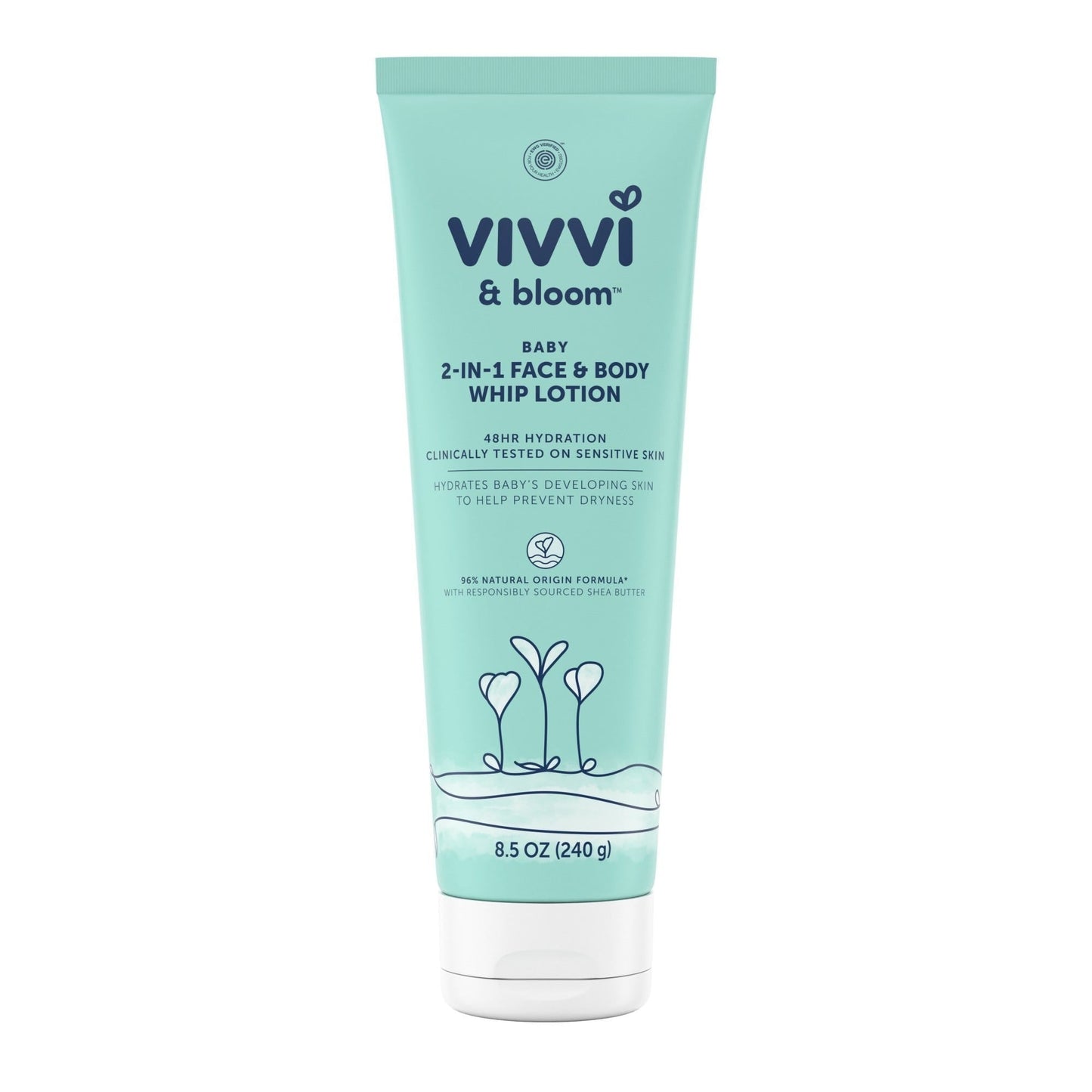 Vivvi & Bloom 2In1 Face & Body Lotion; 8.5 Ounce; 3 Per Box; 4 Per Case - High Mart Wholesale