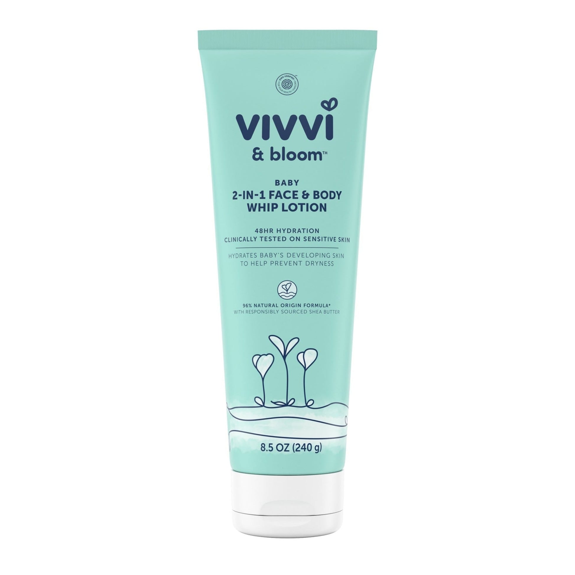 Vivvi & Bloom 2In1 Face & Body Lotion; 8.5 Ounce; 3 Per Box; 4 Per Case - High Mart Wholesale