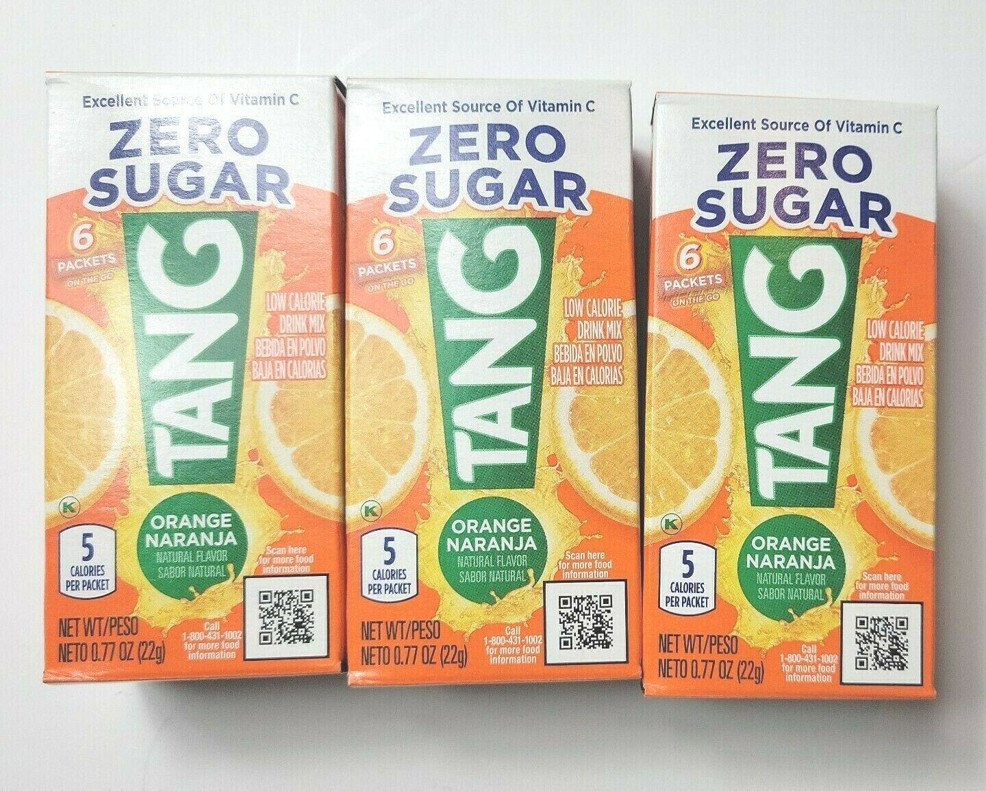 Tang On The Go Powdered Soft Drink Orange; 0.77 Ounce; 8 Per Case - High Mart Wholesale