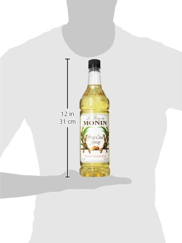 Monin Pure Cane Syrup; 1 Liter; 4 Per Case - High Mart Wholesale