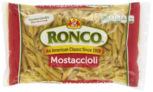 Ronco Mostaccioli; 12 Ounces; 12 Per Case - High Mart Wholesale