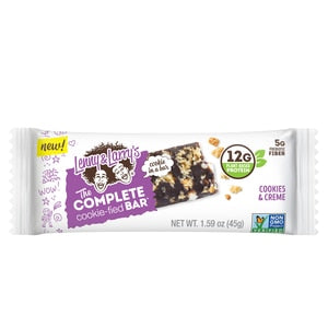Lenny & Larry's Complete Cookie The Complete Cookiefied Bar Cookies & Creme; 1 Each; 9 Per Box; 12 Per Case - High Mart Wholesale