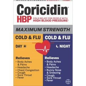 Coricidin Cold & Flu Day/Nite; 24 Piece; 3 Per Box; 8 Per Case