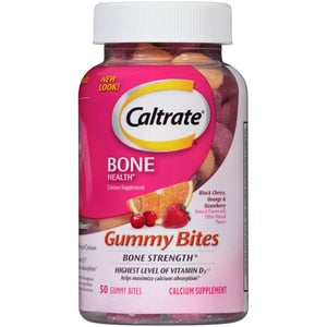 Caltrate Gummy Bites; 50 Each; 3 Per Box; 4 Per Case - High Mart Wholesale