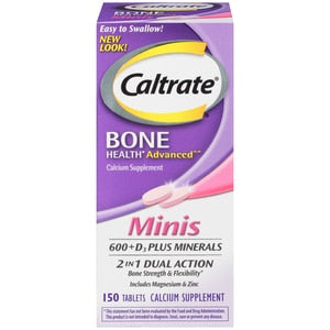 Caltrate Mini; 150 Each; 3 Per Box; 12 Per Case - High Mart Wholesale