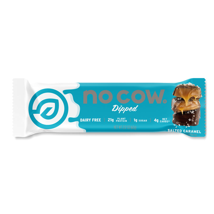 No Cow Chocolate Salted Caramel Bar; 2.12 Ounce; 12 Per Box; 6 Per Case - High Mart Wholesale