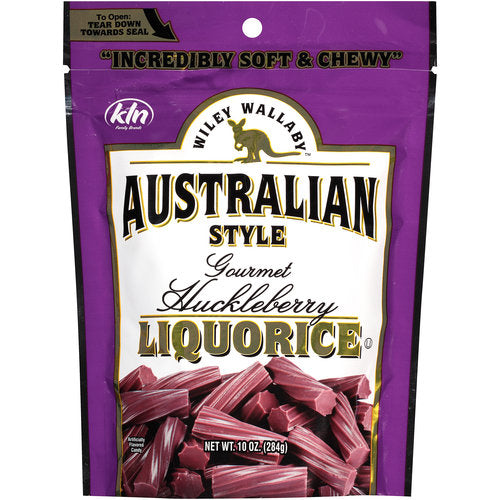 Wiley Wallaby Licorice Huckleberry 10/10Oz; 10.1 Ounce; 10 Per Case