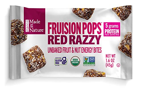 Made In Nature Red Raspberry Fruision Pop; 1.6 Ounces; 6 Per Box; 12 Per Case - High Mart Wholesale