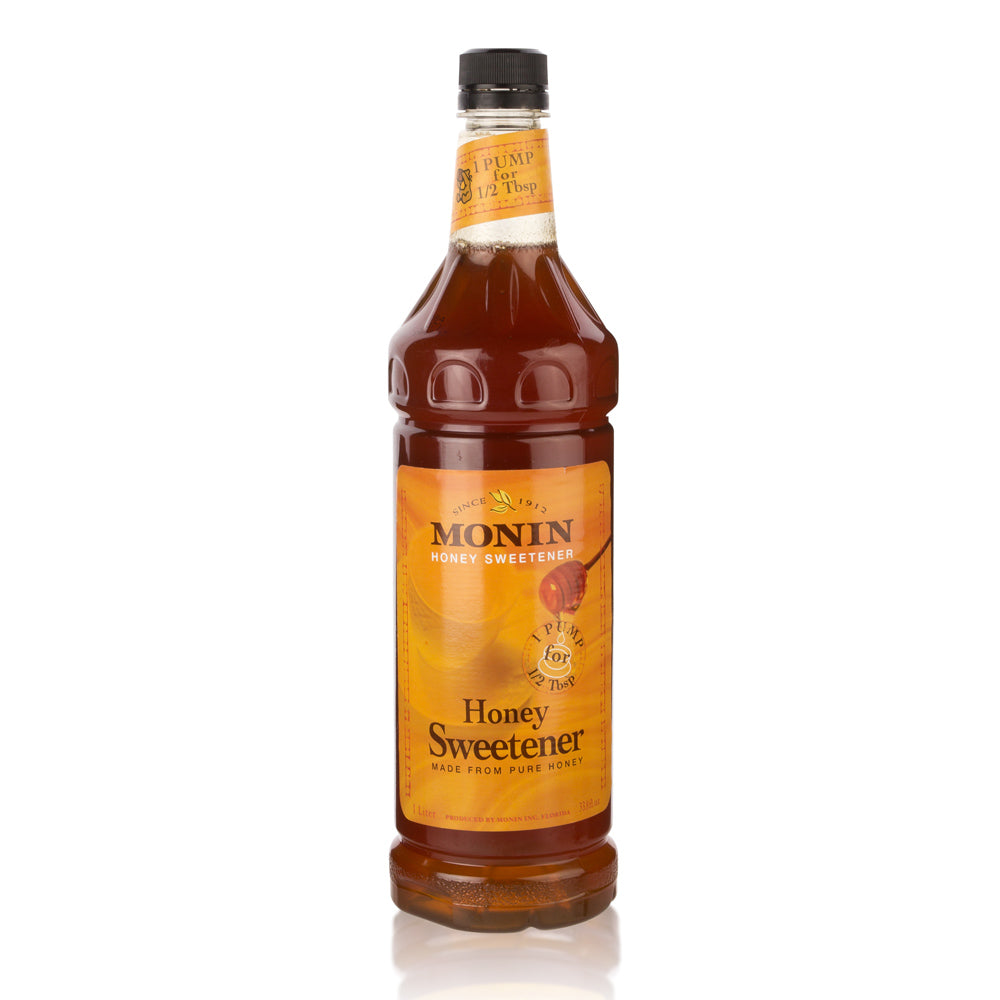 Monin Honey Sweetener; 1 Liter; 4 Per Case - High Mart Wholesale