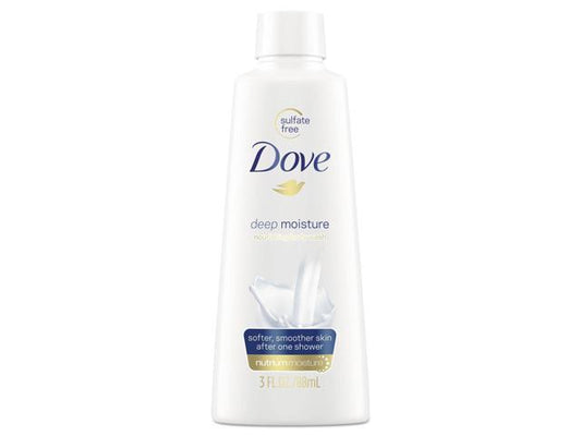 Dove Body Wash Deep Moisture; 3 Fluid Ounce; 24 Per Case