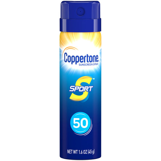 Coppertone Sport Spray Travel Size Spf 50; 1.6 Ounces; 6 Per Box; 4 Per Case - High Mart Wholesale