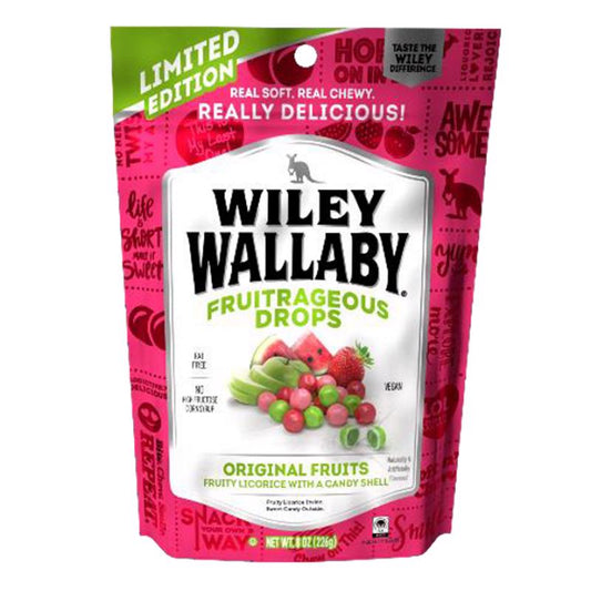 Wiley Wallaby Fruit-Rageous Drops; 8 Ounces; 10 Per Case