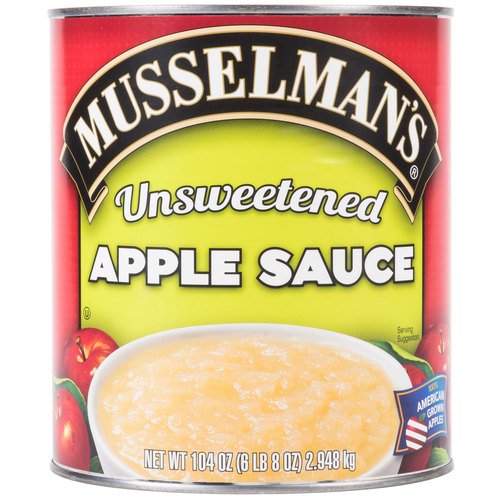 Musselman's Applesauce Unsweetened; 104 Ounces; 6 Per Case