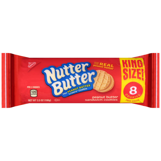 Nutter Butter King Size Nutterbutter Cookies; 3.5 Ounce; 10 Per Box; 2 Per Case - High Mart Wholesale