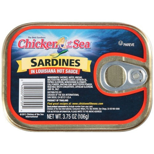Chicken Of The Sea Sardines In Hot Sauce; 3.75 Ounces; 18 Per Case - High Mart Wholesale